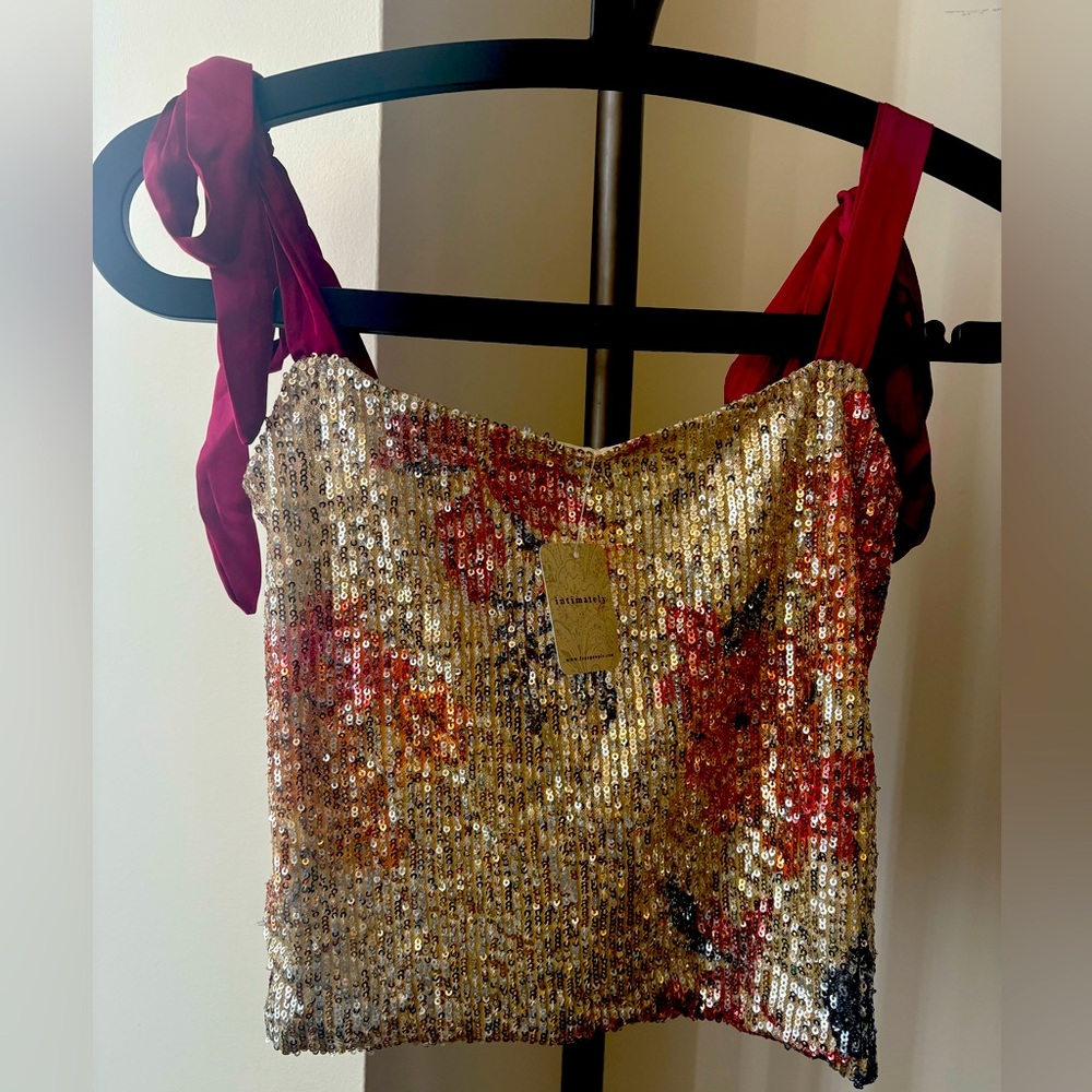 Free People sequin top
